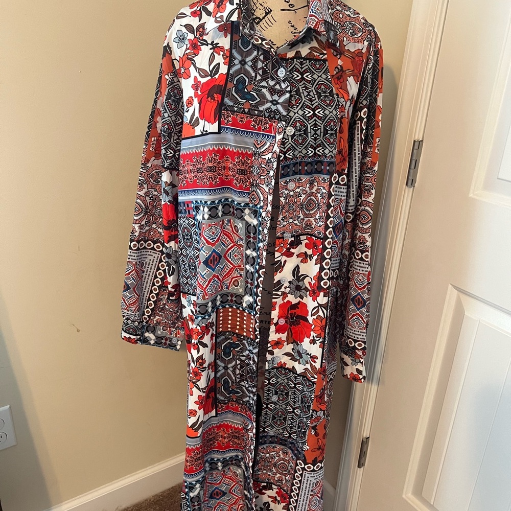 Boho Style Button Up - Picture 2 of 6